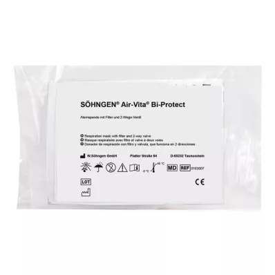 AIR-VITA Bi-Protect elpošanas maska, 1 gab AIR-VITA Bi-Protect elpošanas maska, 1 gab