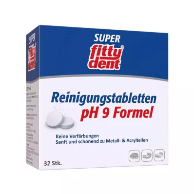 FITTYDENT Super tīrīšanas tabletes, 32 gab FITTYDENT Super tīrīšanas tabletes, 32 gab