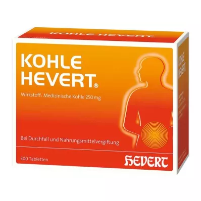 KOHLE Hevert tabletes, 300 kapsulas