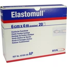 ELASTOMULL 6 cmx4 m elastīga fiksācijas lente 2100, 20 gab