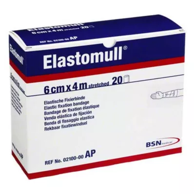 ELASTOMULL 6 cmx4 m elastīga fiksācijas lente 2100, 20 gab