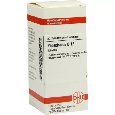 PHOSPHORUS D 12 tabletes, 80 kapsulas