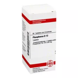 PHOSPHORUS D 12 tabletes, 80 kapsulas