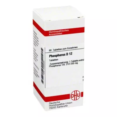 PHOSPHORUS D 12 tabletes, 80 kapsulas