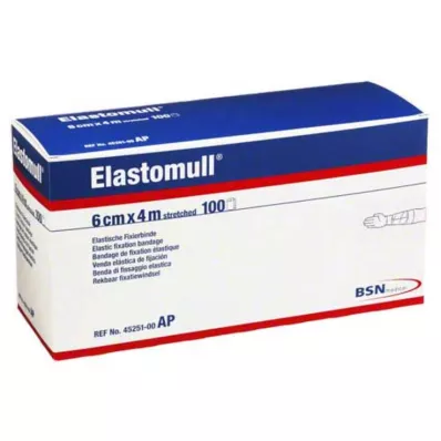 ELASTOMULL 6 cmx4 m elastīga fiksācijas lente 45251, 100 gab