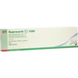 SUPRASORB X+PHMB HydroBalance tamponāde 2x21 cm, 5 gab