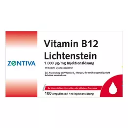 VITAMIN B12 1000 μg Lihtenšteina ampulas, 100X1 ml