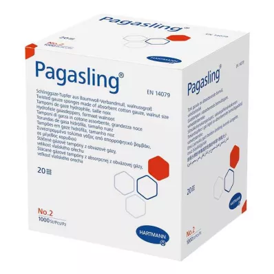 PAGASLING Marles tamponi nesterili 2 izmēra, valriekstu, 1000 gab PAGASLING Marles tamponi nesterili 2 izmēra, valriekstu, 1000 gab