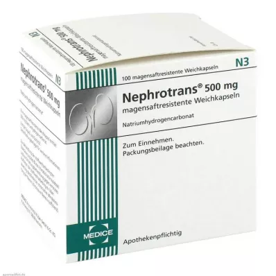 NEPHROTRANS kapsulas ar enterisko apvalku, 100 gab NEPHROTRANS kapsulas ar enterisko apvalku, 100 gab