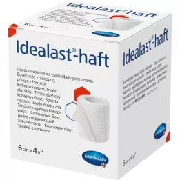 IDEALAST Adhesive bandāža 6 cmx4 m, 1 gab