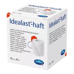 IDEALAST Adhesive bandāža 6 cmx4 m, 1 gab