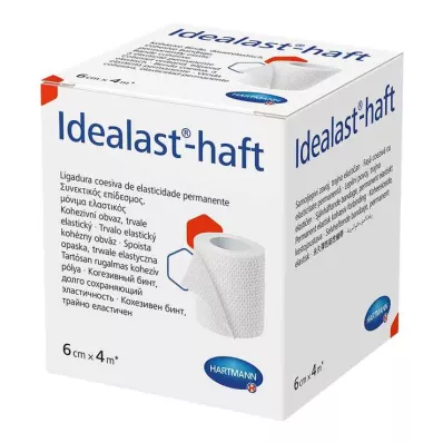 IDEALAST Adhesive bandāža 6 cmx4 m, 1 gab