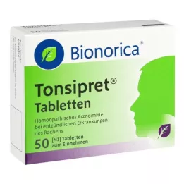 TONSIPRET Tabletes, 50 gab
