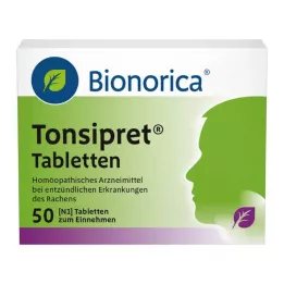 TONSIPRET Tabletes, 50 gab