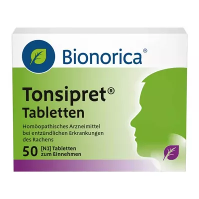 TONSIPRET Tabletes, 50 gab