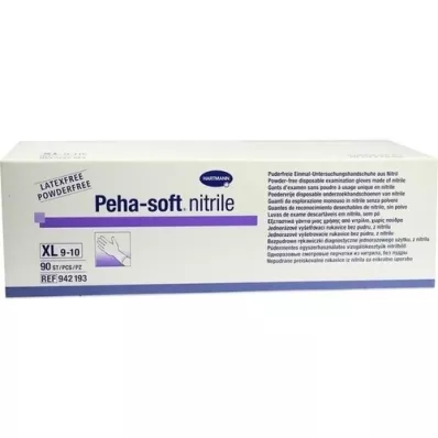 PEHA-SOFT nitrils Unt.Handsch.unste.puderfrei XL, 90 gab