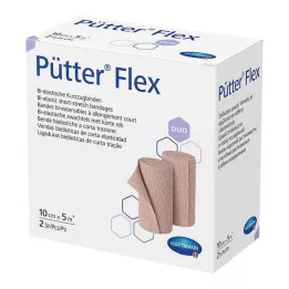 PÜTTER Flex Duo pārsējs 10 cmx5 m, 2 gab