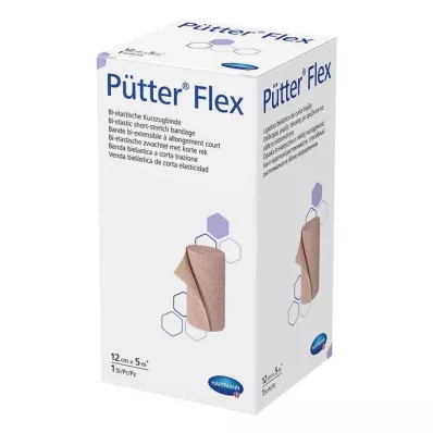 PÜTTER Elastīgs pārsējs 12 cmx5 m, 1 gab