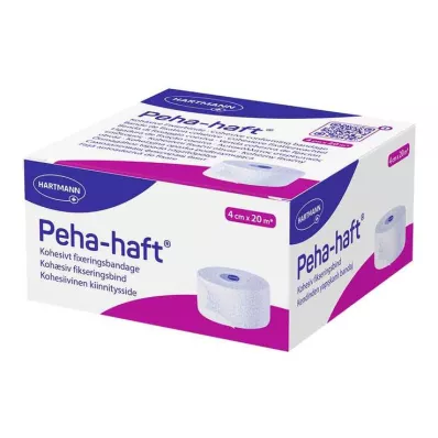 PEHA-HAFT Fiksācijas pārsējs bez lateksa 4 cmx20 m, 1 gab PEHA-HAFT Fiksācijas pārsējs bez lateksa 4 cmx20 m, 1 gab