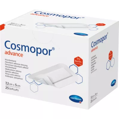 COSMOPOR Advance brūču pārsējs 5x7,2 cm, 25 gab