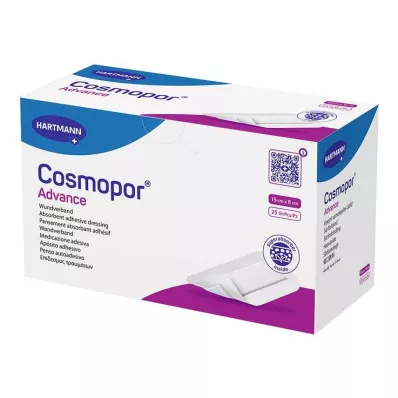 COSMOPOR Advance brūču pārsējs 8x15 cm, 25 gab COSMOPOR Advance brūču pārsējs 8x15 cm, 25 gab