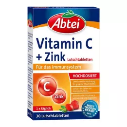 ABTEI C vitamīna un cinka pastilas, 30 gab
