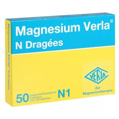 MAGNESIUM VERLA N apvalkotās tabletes