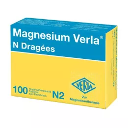 MAGNESIUM VERLA N Apvalkotās tabletes, 100 gab