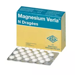 MAGNESIUM VERLA N Apvalkotās tabletes, 20X50 gab