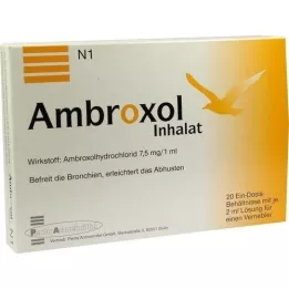 AMBROXOL Inhalācijas šķīdums smidzinātājam, 20X2 ml
