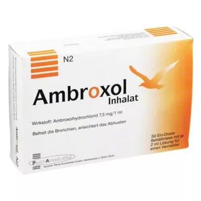 AMBROXOL Inhalācijas šķīdums smidzinātājam, 50X2 ml