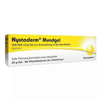 NYSTADERM Perorālā želeja, 25 g NYSTADERM Perorālā želeja, 25 g