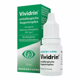 VIVIDRIN pretalerģijas acu pilieni, 10 ml