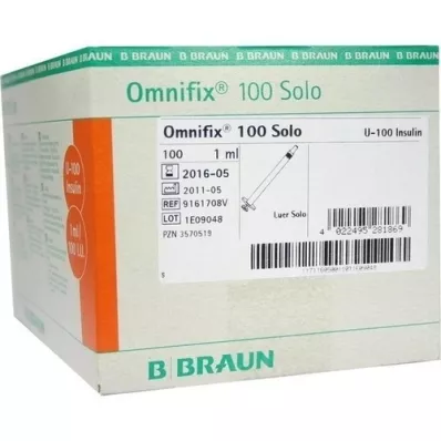 OMNIFIX Insulīnsspr.1 ml f.U100, 100 gab