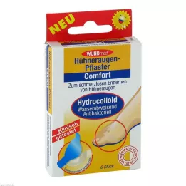 HÜHNERAUGENPFLASTER Hidrokoloīds Comfort, 6 gab