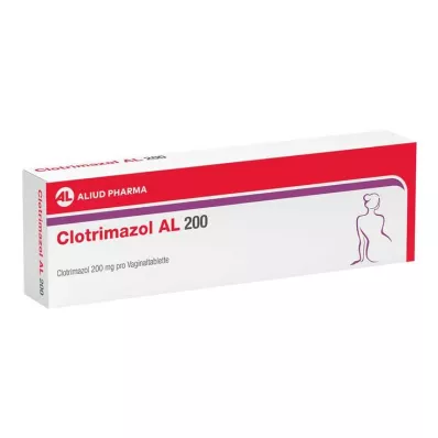CLOTRIMAZOL AL 200 vaginālās tabletes, 3 gab CLOTRIMAZOL AL 200 vaginālās tabletes, 3 gab