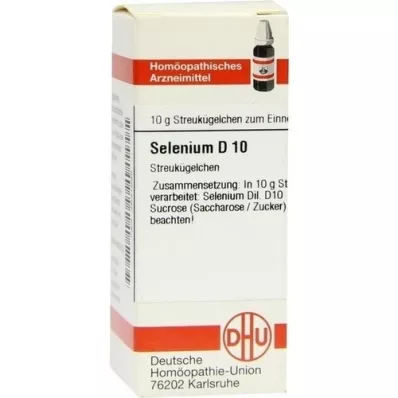 SELENIUM D 10 globules, 10 g