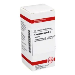 CARDIOSPERMUM D 6 tabletes, 80 kapsulas