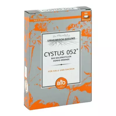 CYSTUS 052 Bioloģiskās pastilas kaklam medus apelsīns, 66 gab CYSTUS 052 Bioloģiskās pastilas kaklam medus apelsīns, 66 gab