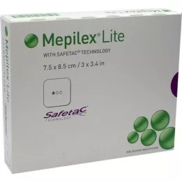 MEPILEX Lite putu pārsējs 7,5x8,5 cm sterils, 5 gab