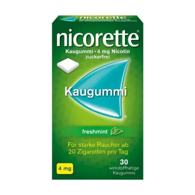 NICORETTE 4 mg svaigu piparmētru košļājamā gumija, 30 gab