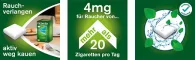 Instructions for use for nicorette® košļājamā gumija freshmint, 4 mg nikotīna, 30 gab - 2