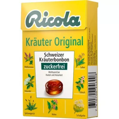 RICOLA o.Z.Box zāļu konfektes, 50 g