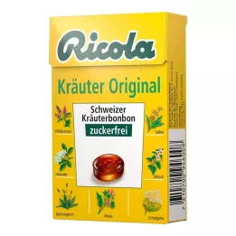 RICOLA o.Z.Box zāļu konfektes, 50 g