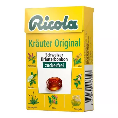 RICOLA o.Z.Box zāļu konfektes, 50 g RICOLA o.Z.Box zāļu konfektes, 50 g