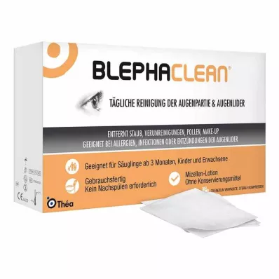 BLEPHACLEAN Kompresi sterili, 20 gab