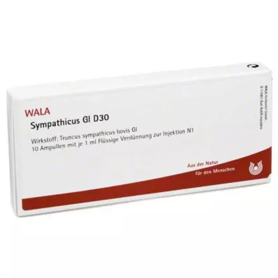 SYMPATHICUS GL D 30 ampulas, 10X1 ml SYMPATHICUS GL D 30 ampulas, 10X1 ml