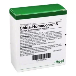 CHINA HOMACCORD S Ampulas, 10 gab