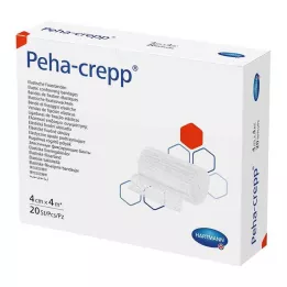 PEHA CREPP Fiksācijas pārsējs 4 cmx4 m, 20 gab