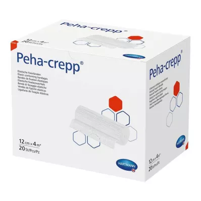 PEHA CREPP Fiksācijas pārsējs 12 cmx4 m, 20 gab PEHA CREPP Fiksācijas pārsējs 12 cmx4 m, 20 gab